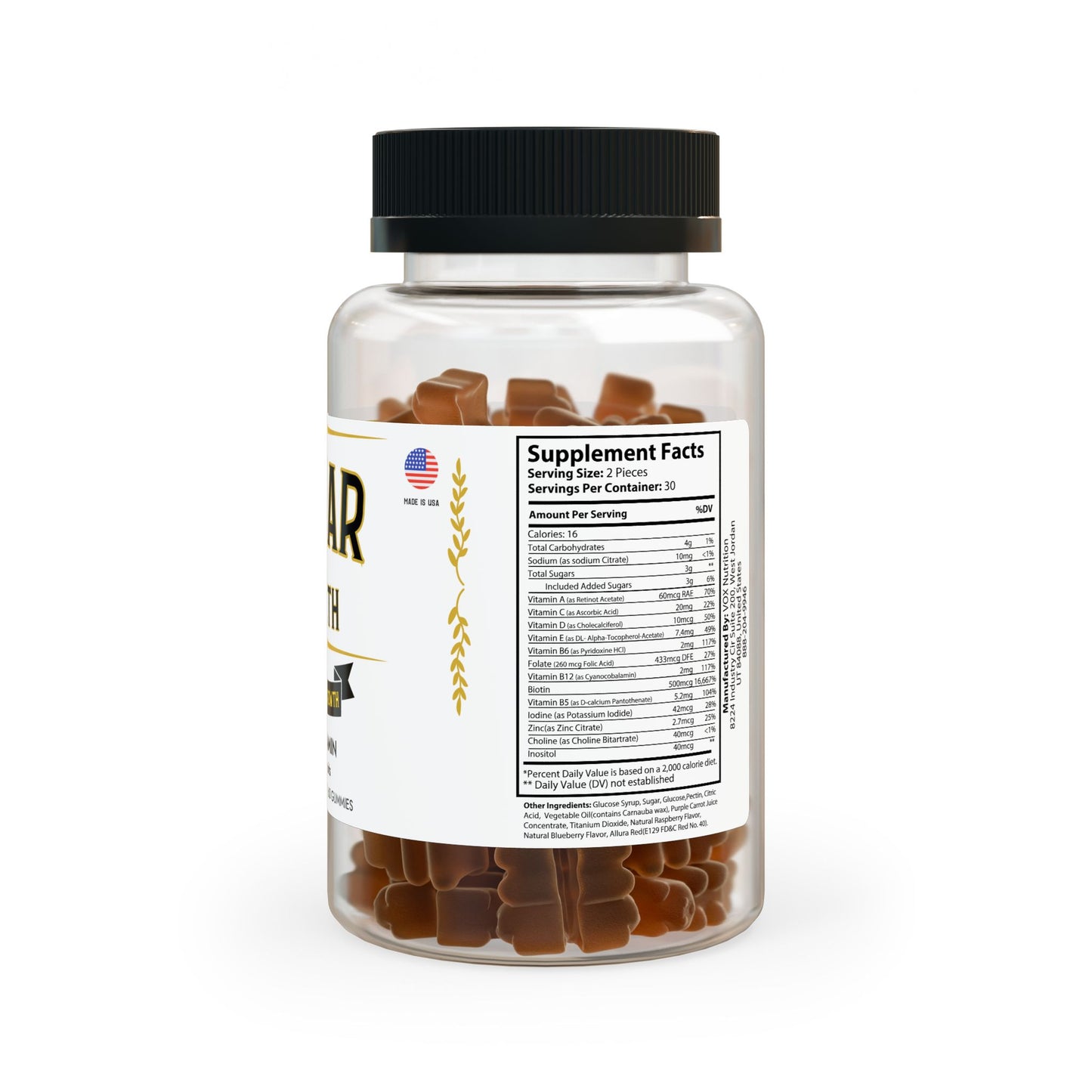 Zohar- (60 דובונים) לנשירת שיער